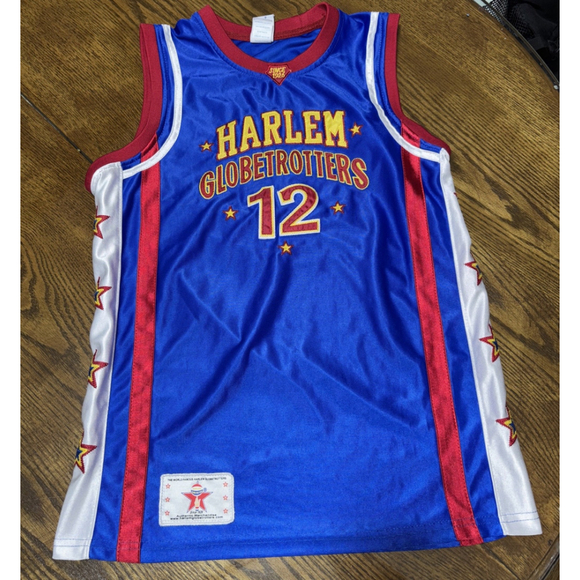 Harlem Globetrotters Other - HARLEM GLOBETROTTERS ANT # 12 JERSEY BASKETBALL BLUE SIZE MEDIUM